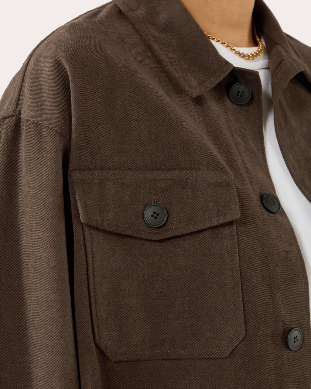 Stow Brushed Twill Overshirt