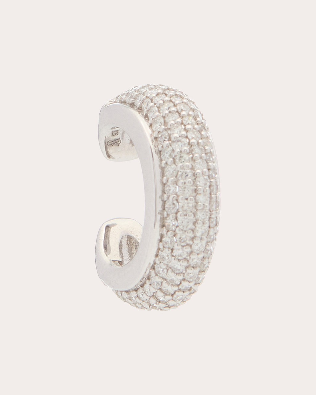 Diamond Pavé Luna Ear Cuff