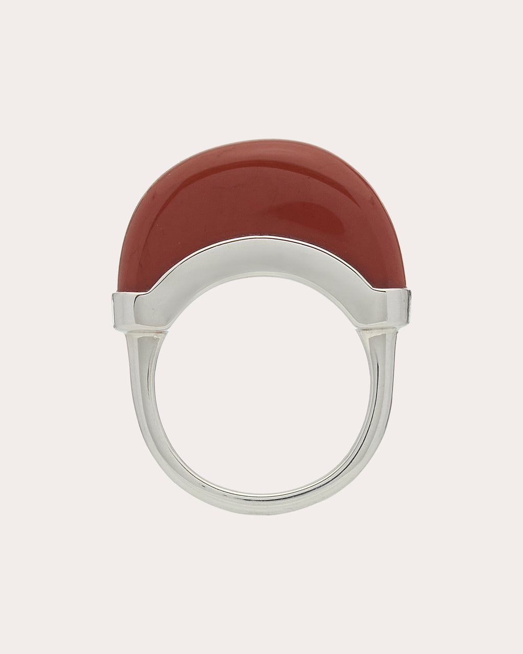 Red Jasper Luna Ring