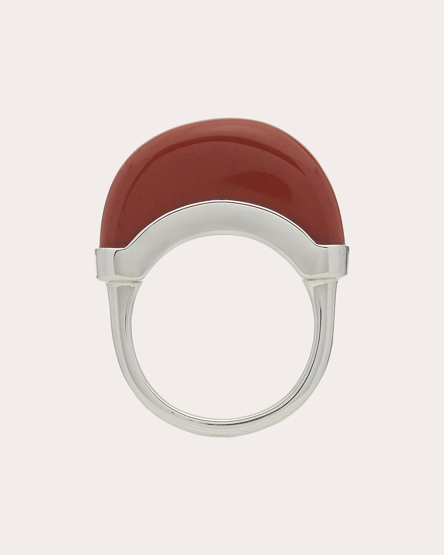 Red Jasper Luna Ring