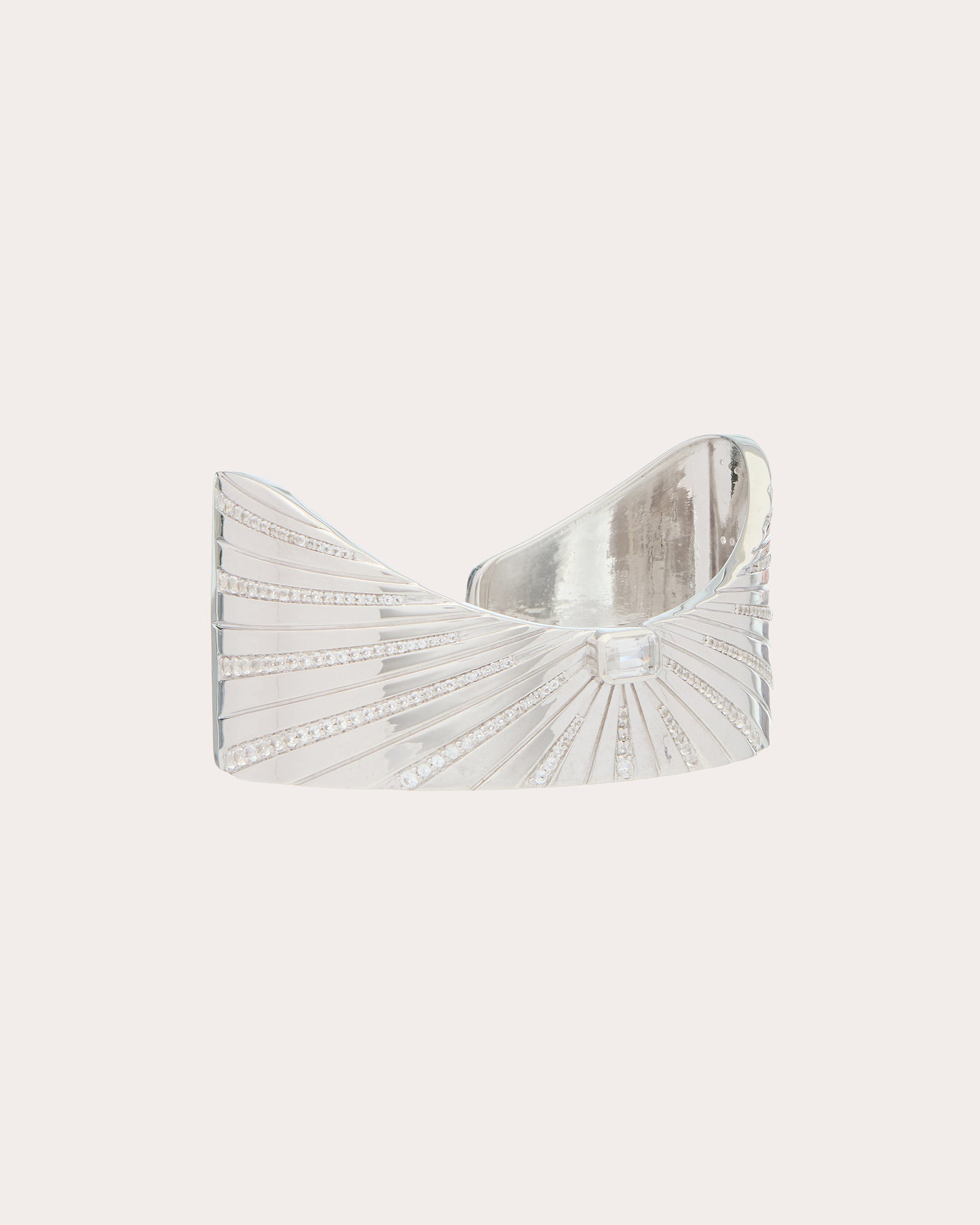 White Topaz Ray of Light Majestic Cuff