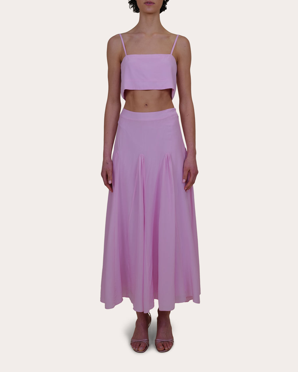 Walton Crepe de Chine Crop Top