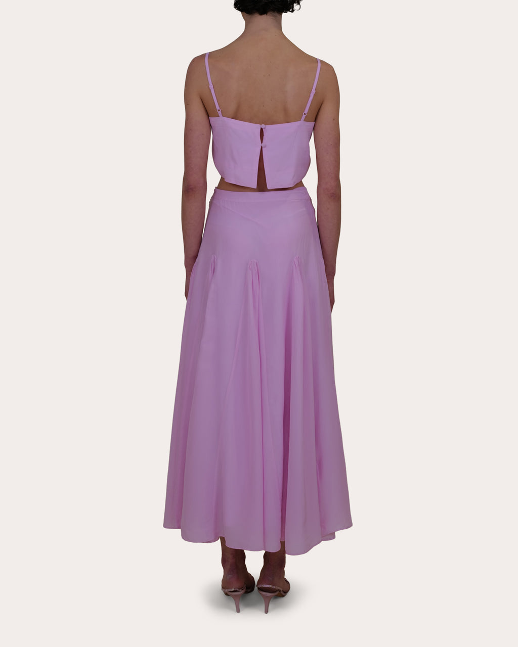 Walton Crepe de Chine Crop Top