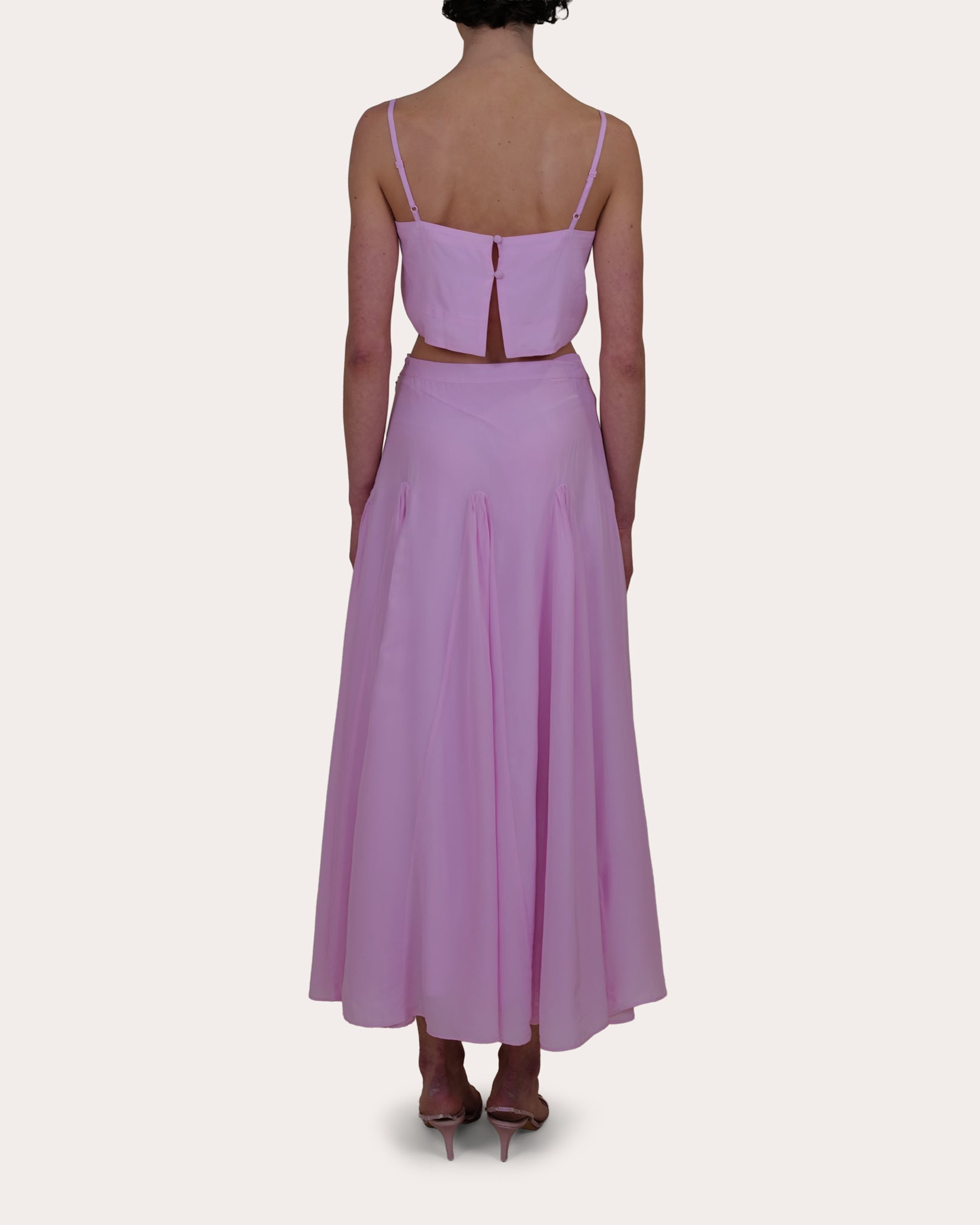 Walton Crepe de Chine Crop Top