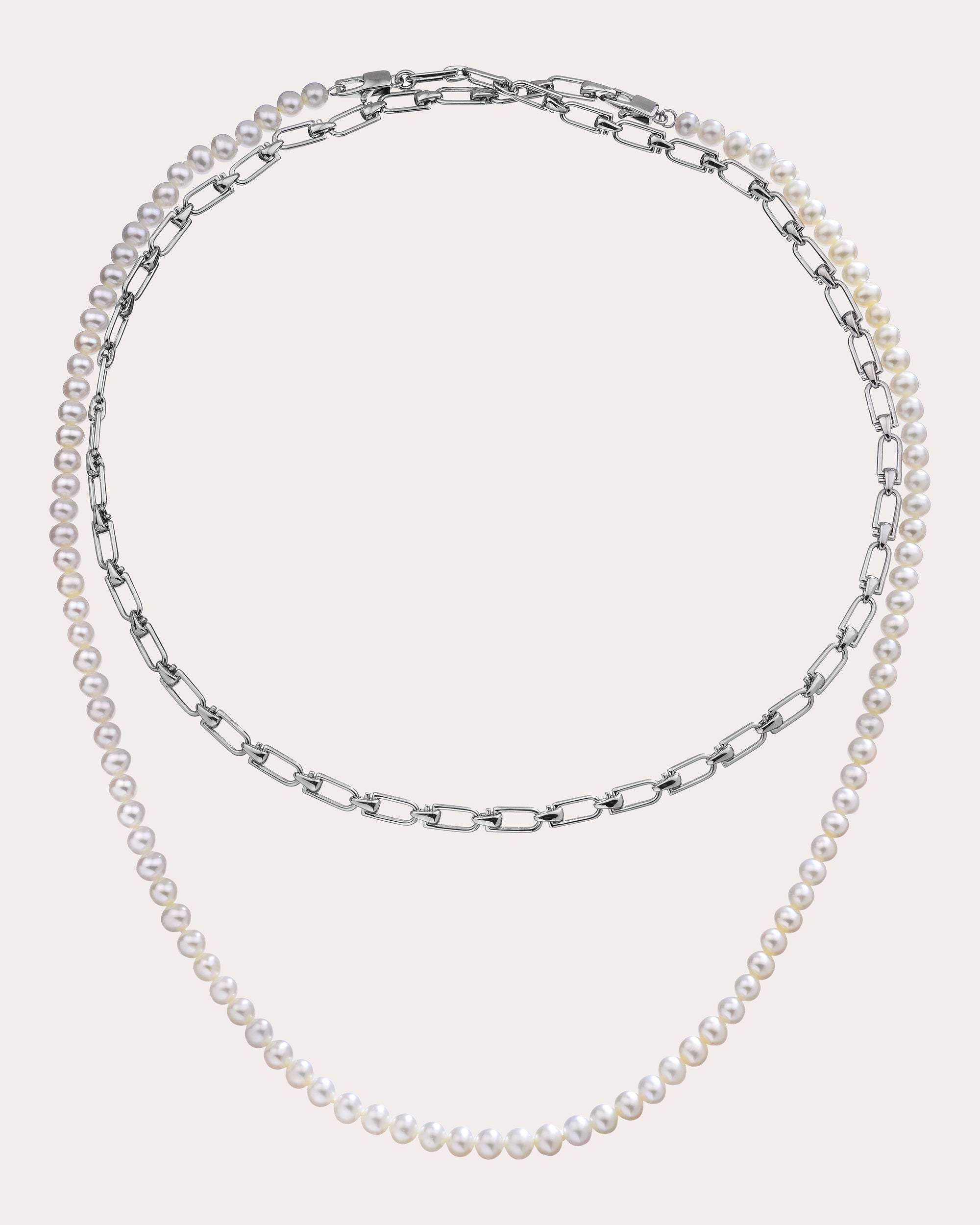 Freshwater Pearl Double Reine Necklace