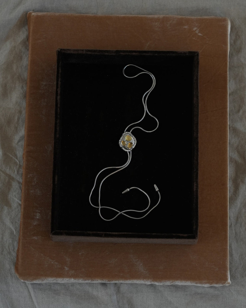 Citrine Jo Bolo Necklace