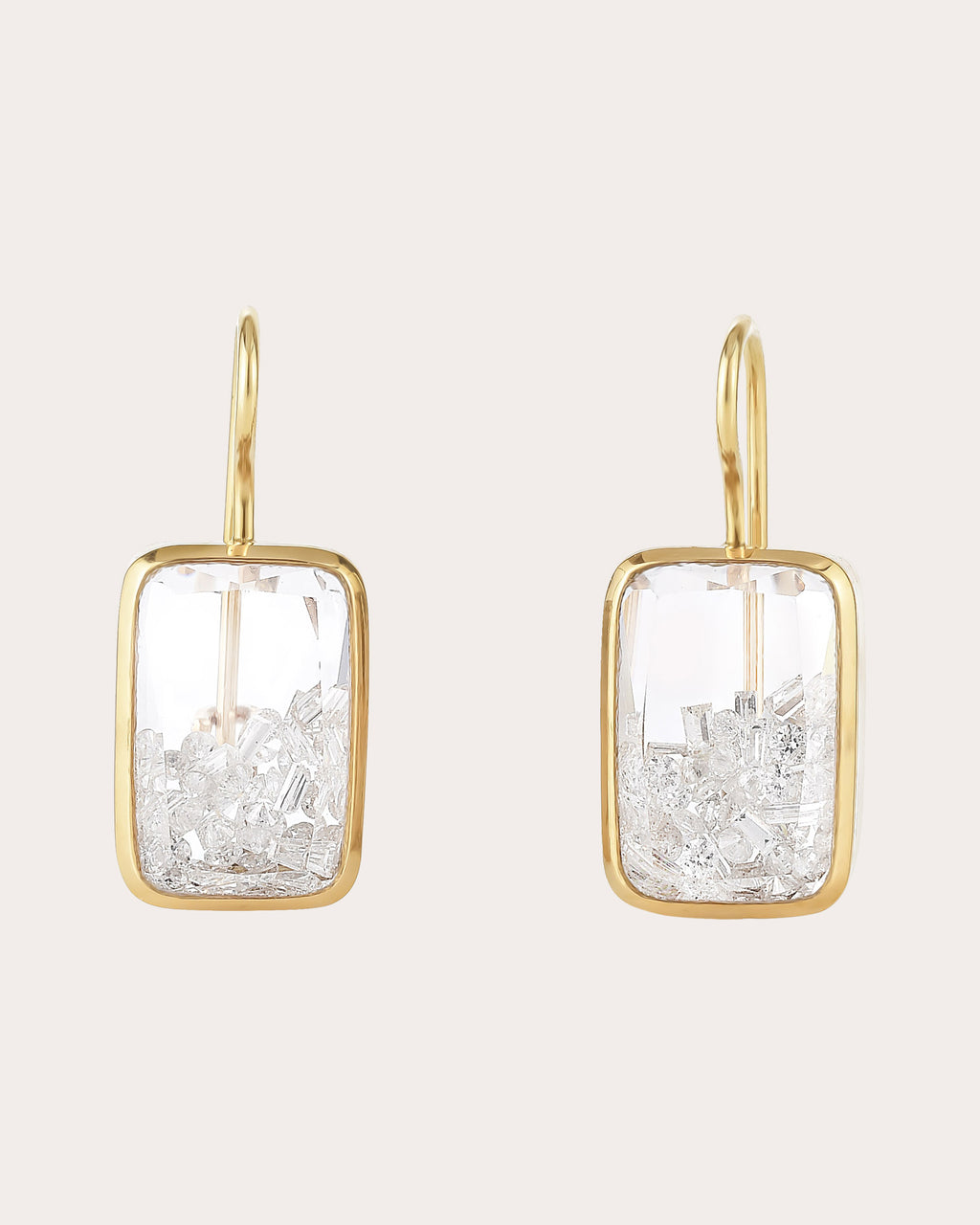 Diamond Petite Ten Fourteen Drop Earrings