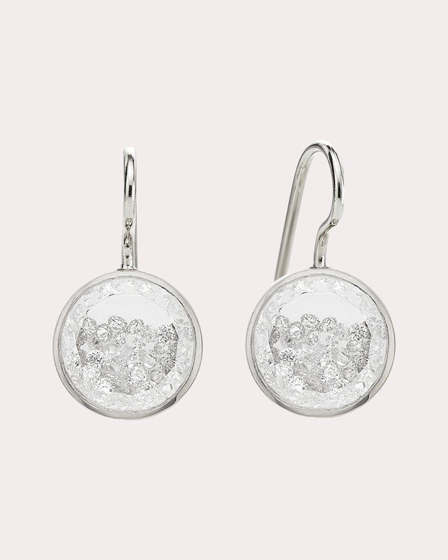 Diamond & 18k White Gold Naipe Shaker Earrings