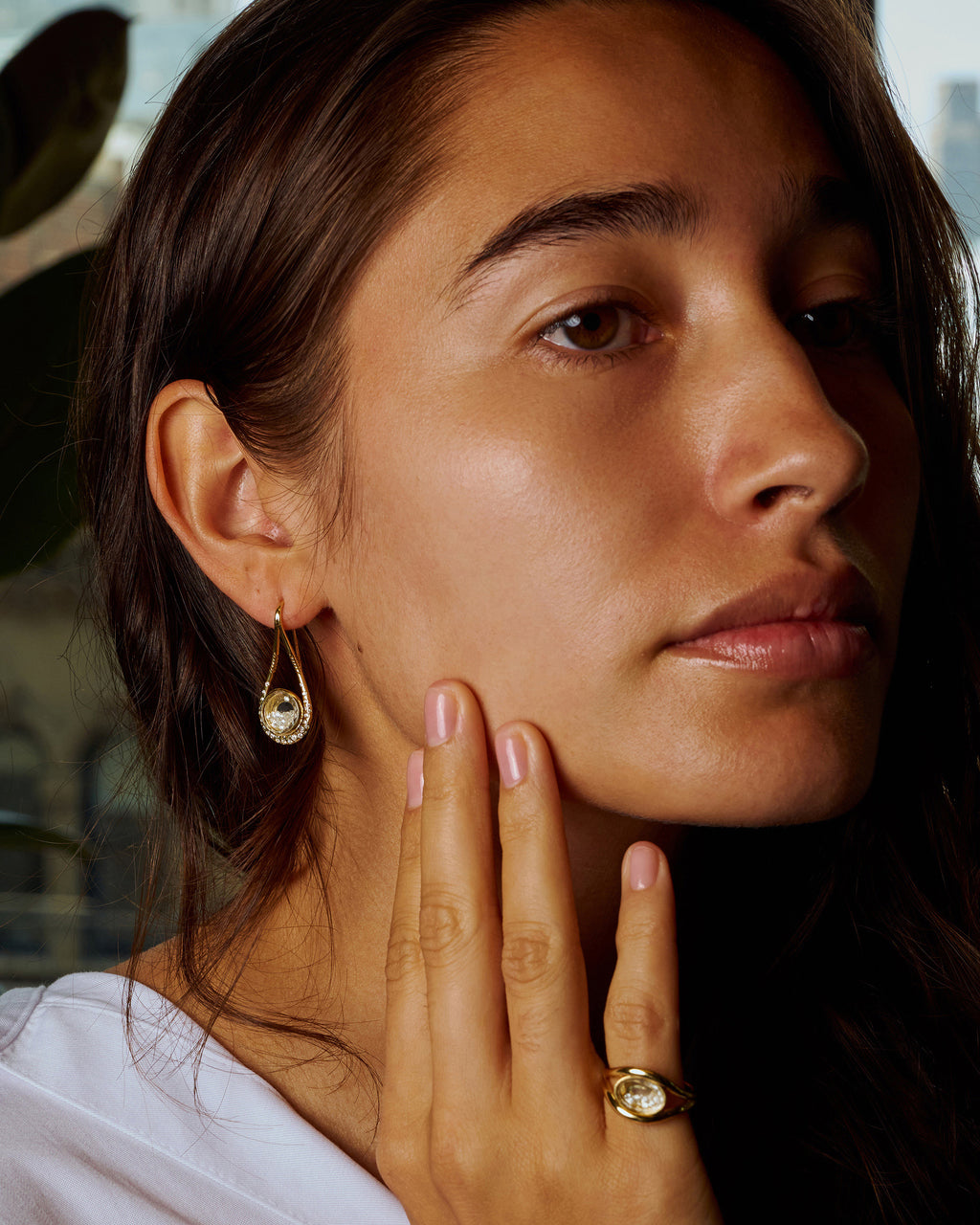 Diamond Garoa Gala Drop Earrings