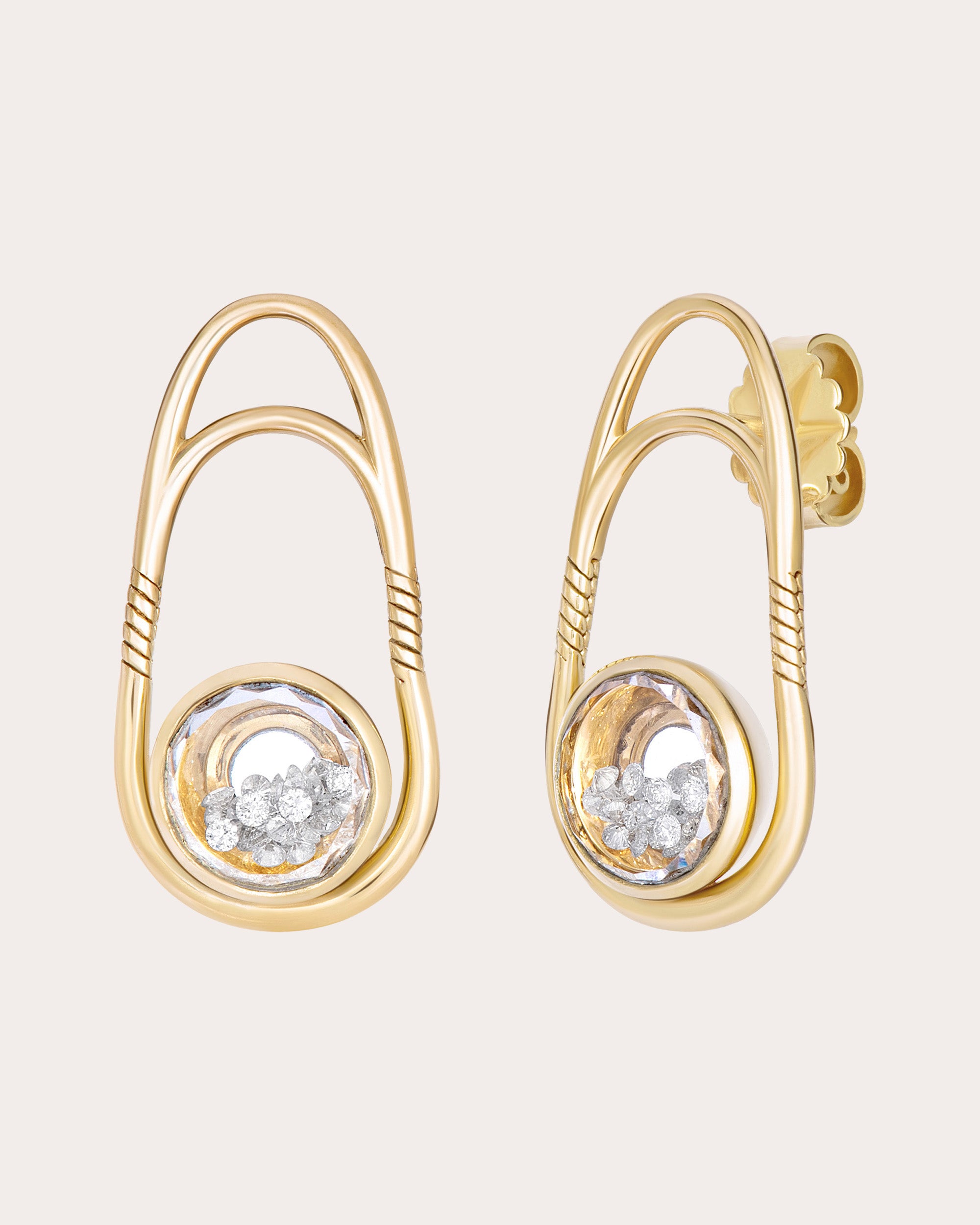 Diamond Guizo Drop Earrings