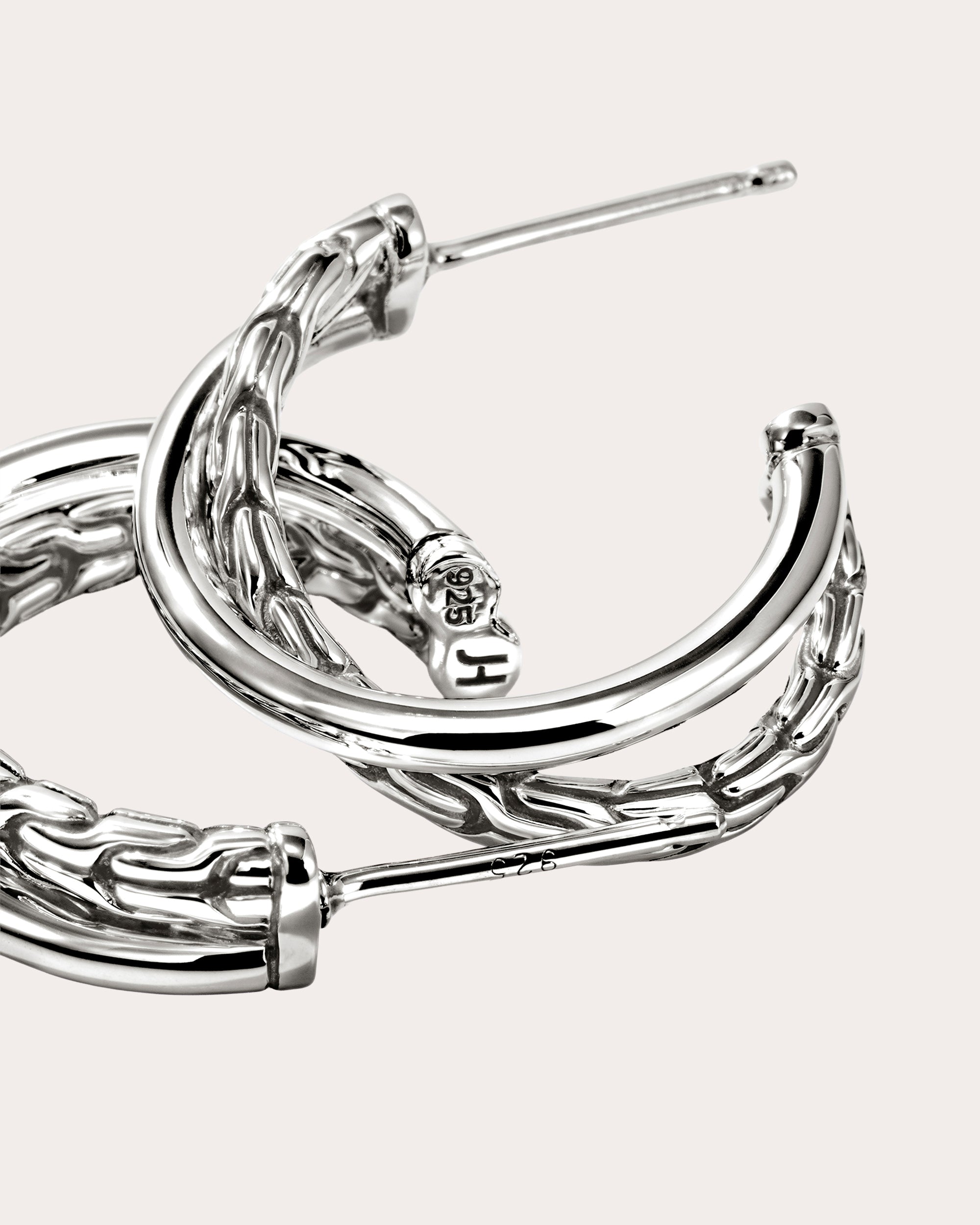 JH Essential Crossover Hoop Earrings
