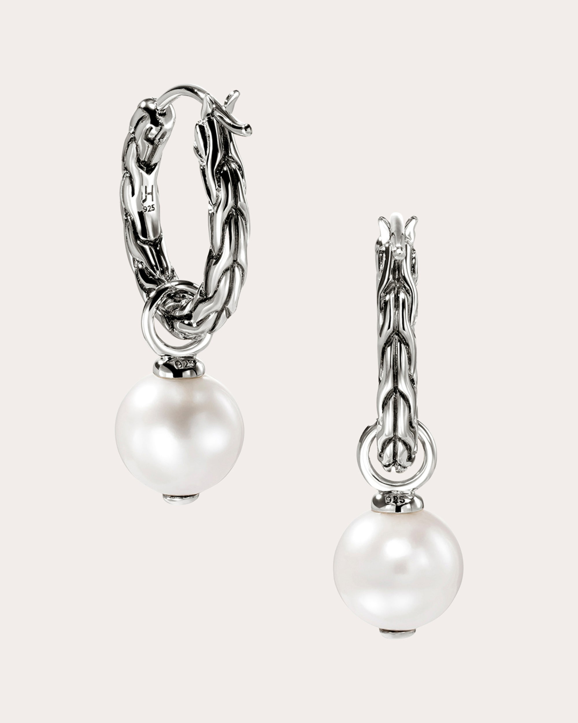 Cultured Pearl JH Essential Hoop Earrings