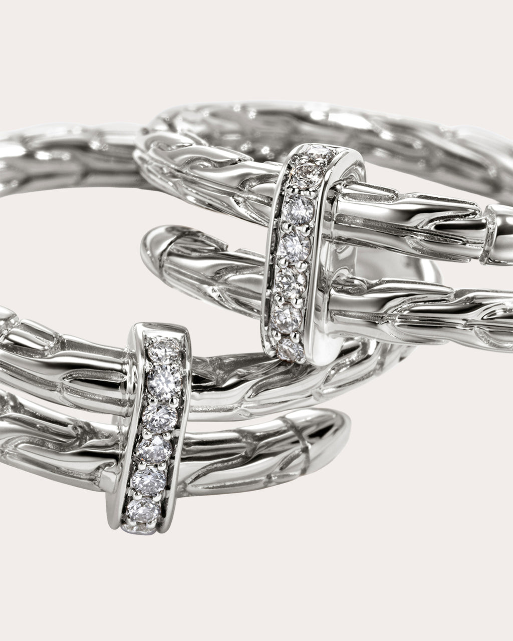 Diamond Spear Hoop Earrings