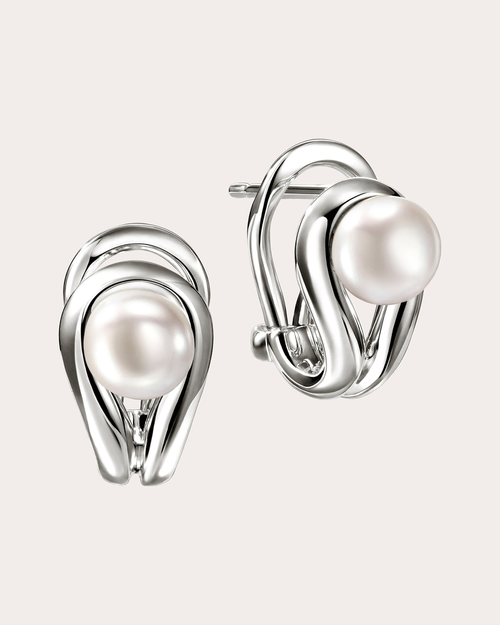 Cultured Pearl Surf Earrings