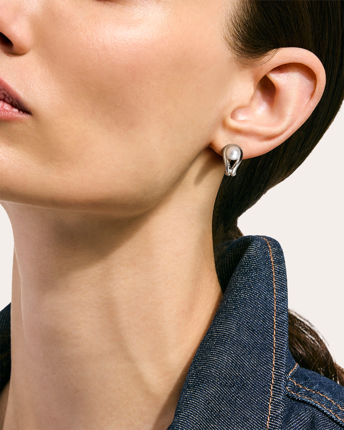 Cultured Pearl Surf Earrings