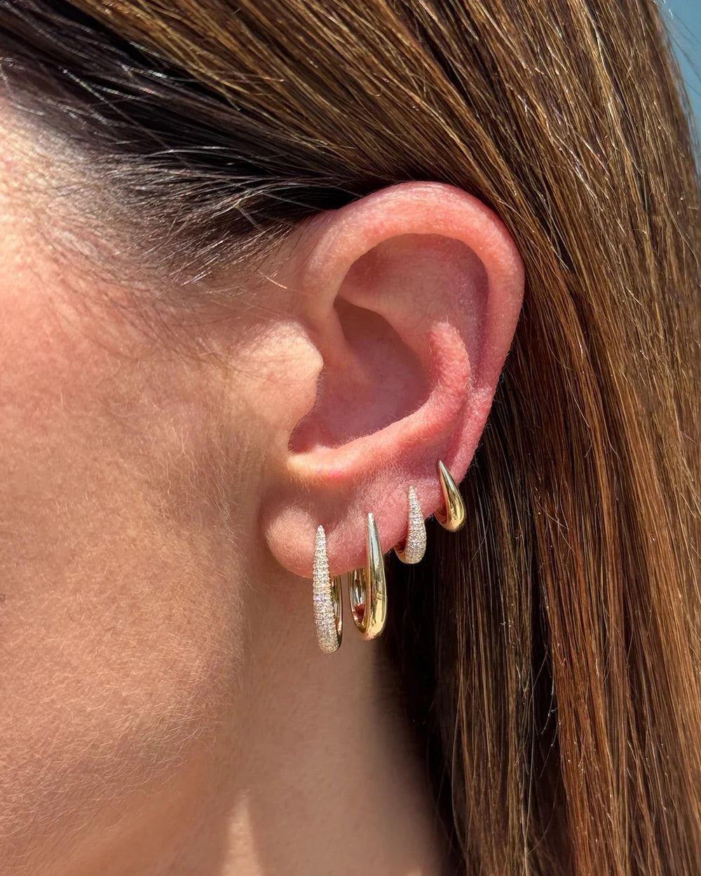 Diamond Maeve Hoop Earrings