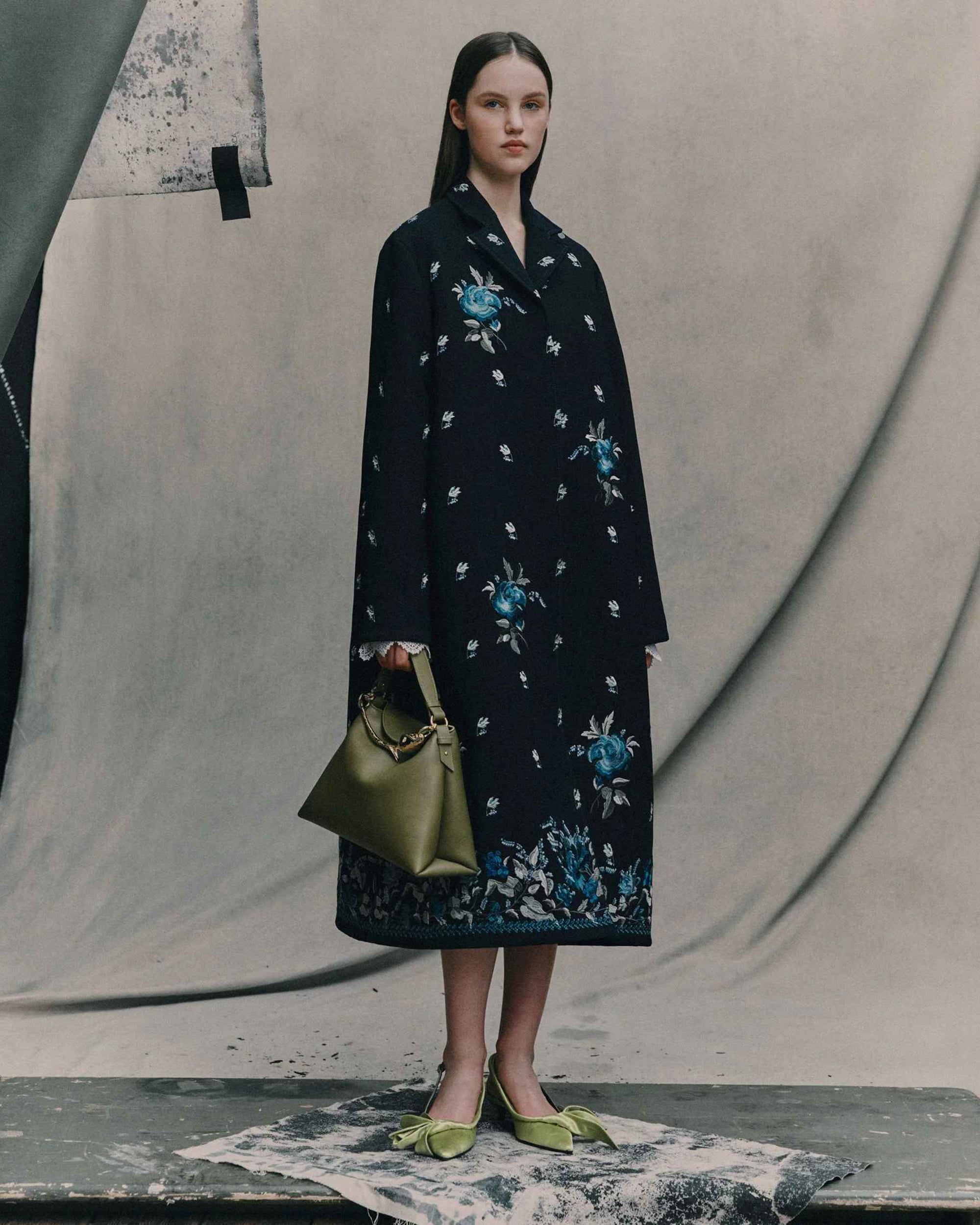 Large Leather Bloom Bag