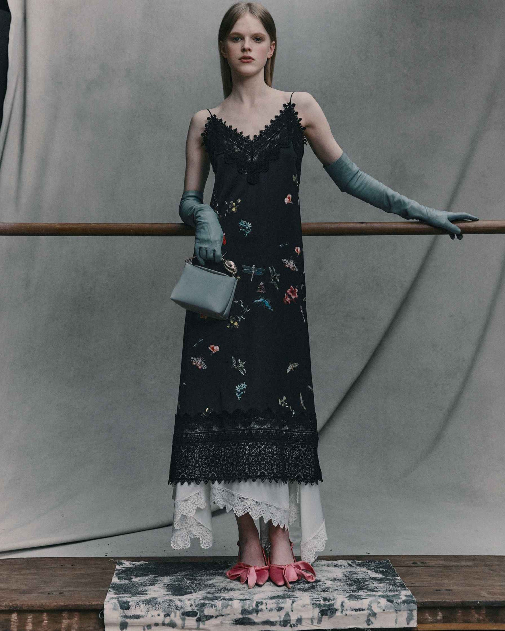 Mini Leather Bloom Bag