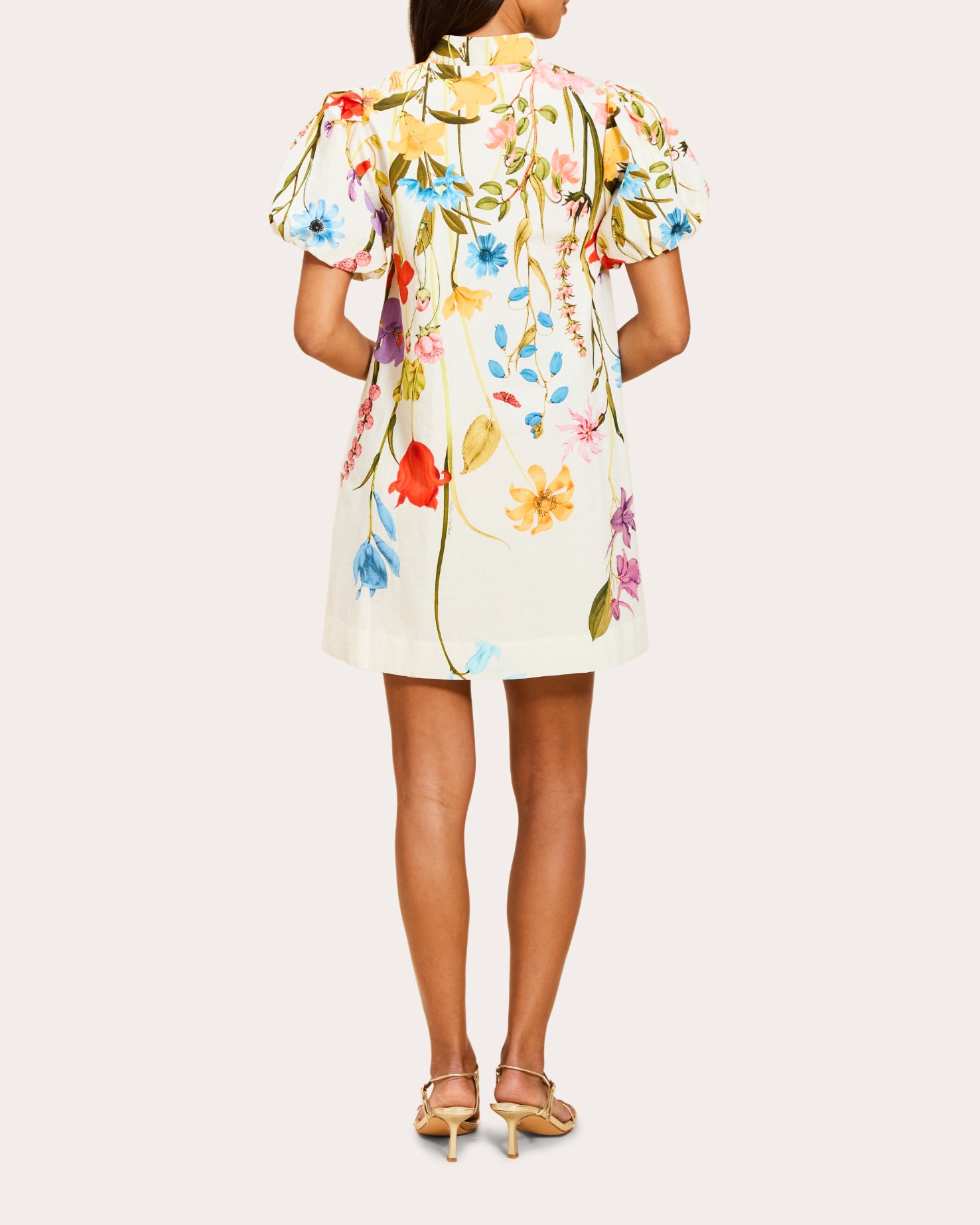 Elliana Floral Poplin Barong Mini Dress | Olivela Elliana Floral Poplin Barong Mini Dress | Olivela