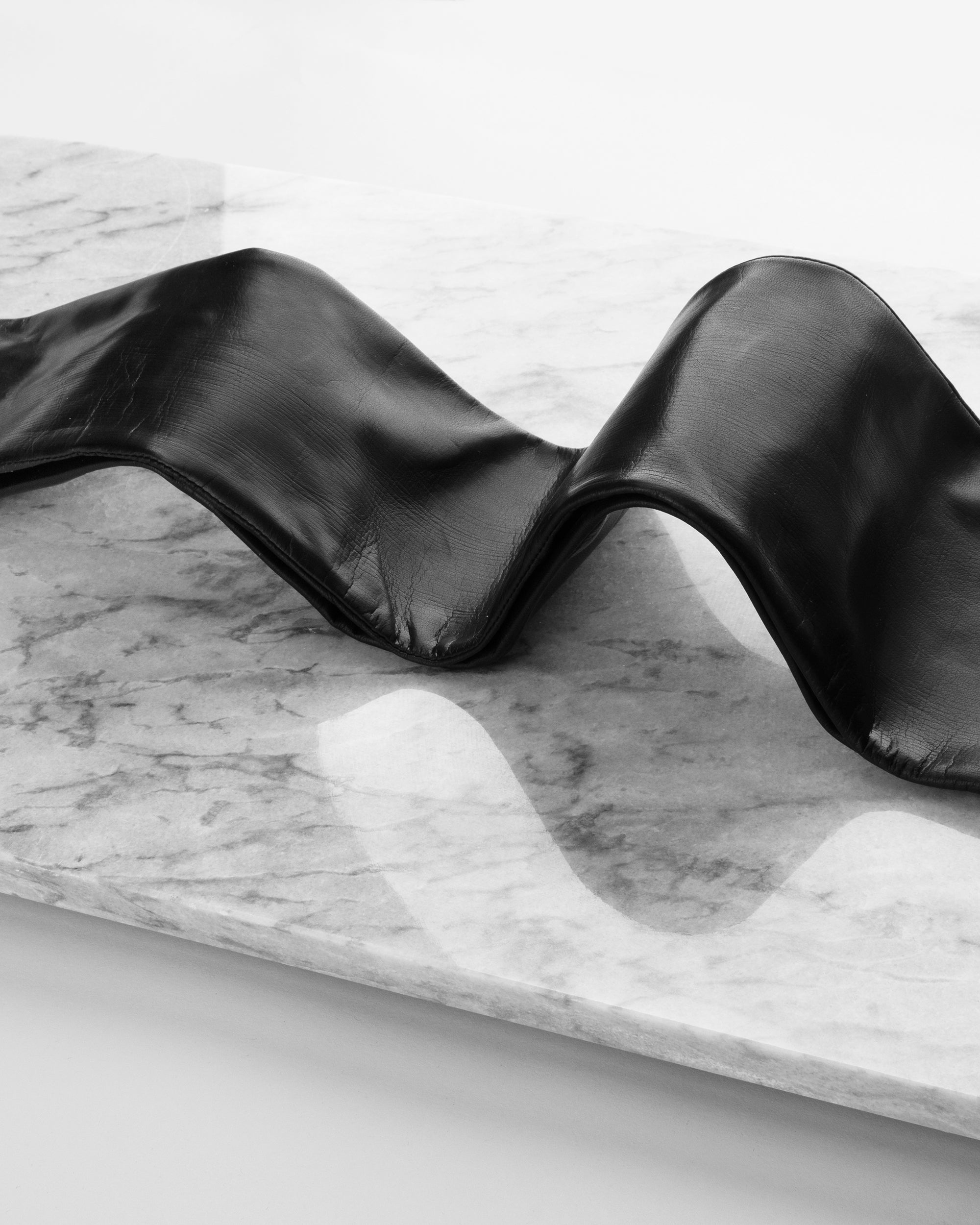 Black Essentials Long Leather Gloves