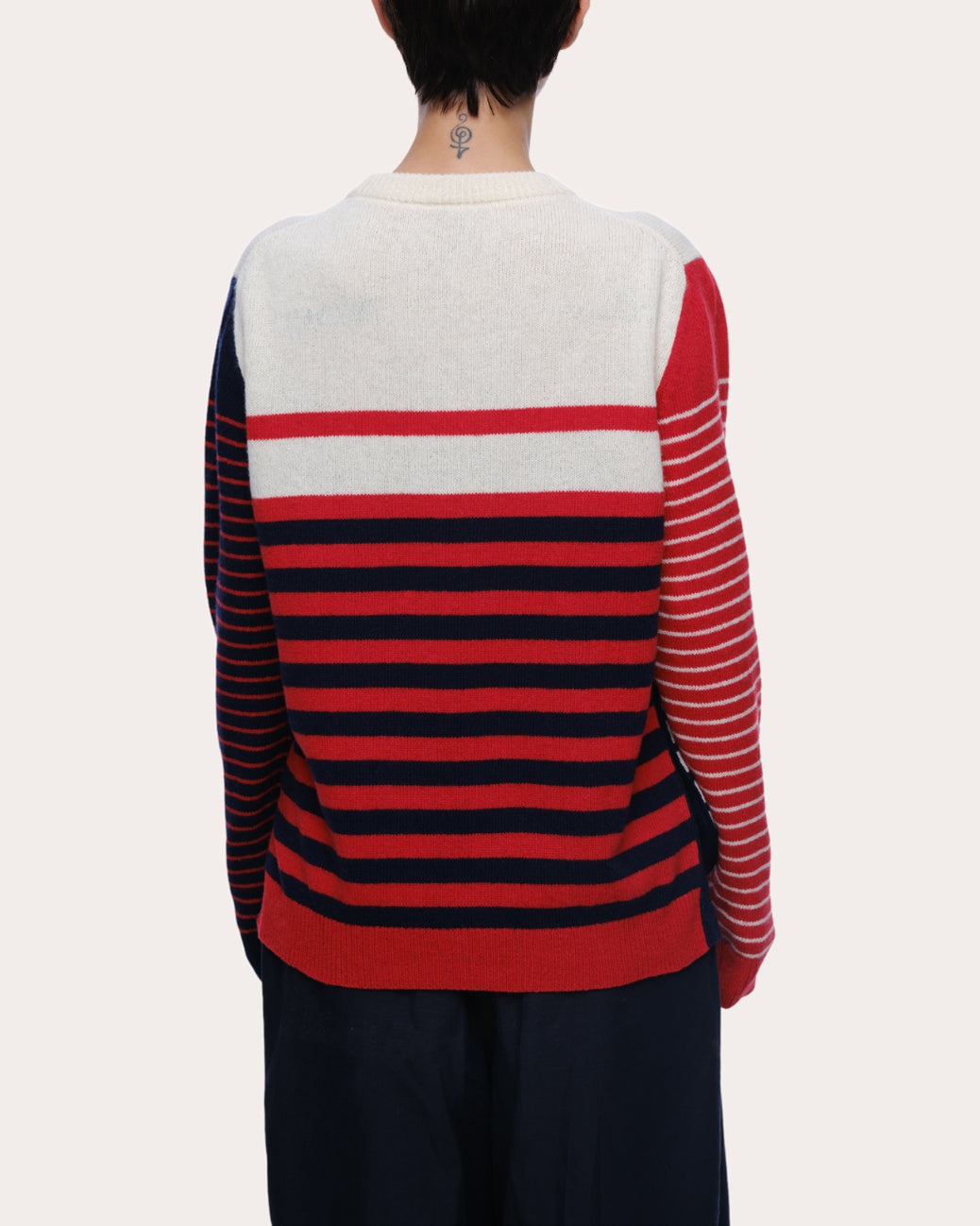Rei Mixed Stripe Wool Sweater