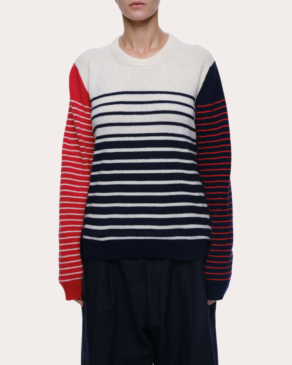 Rei Mixed Stripe Wool Sweater