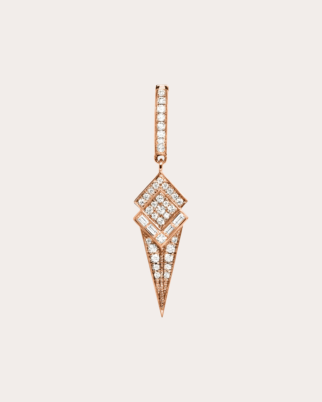 Stairway 18K Gold Diamond Single Earring