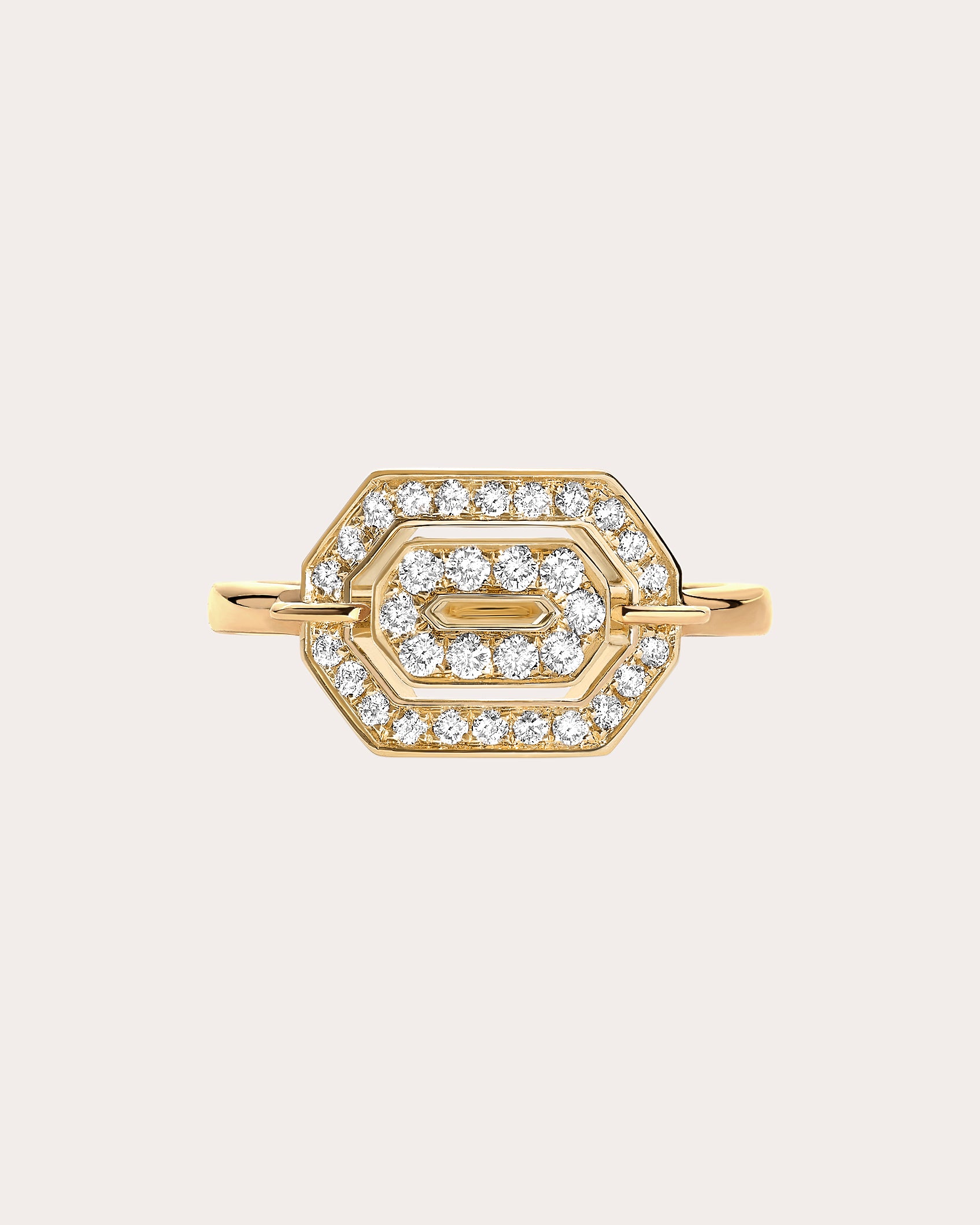 Diamond & 18k Gold Mini My Way Ring