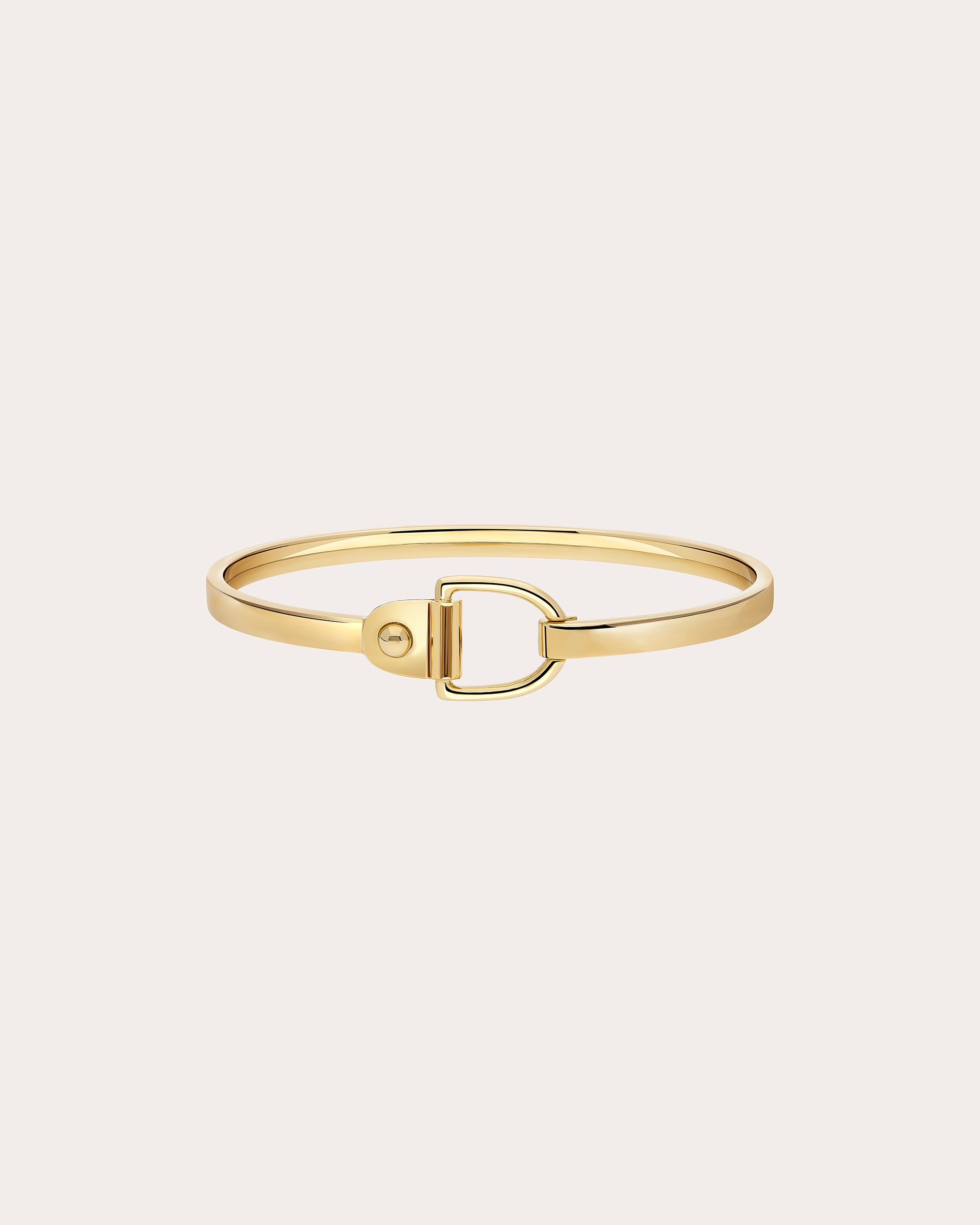 18k Gold Rivet Bangle