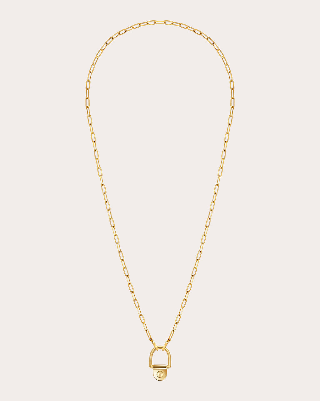 18k Gold Rivet LM Pendant Necklace