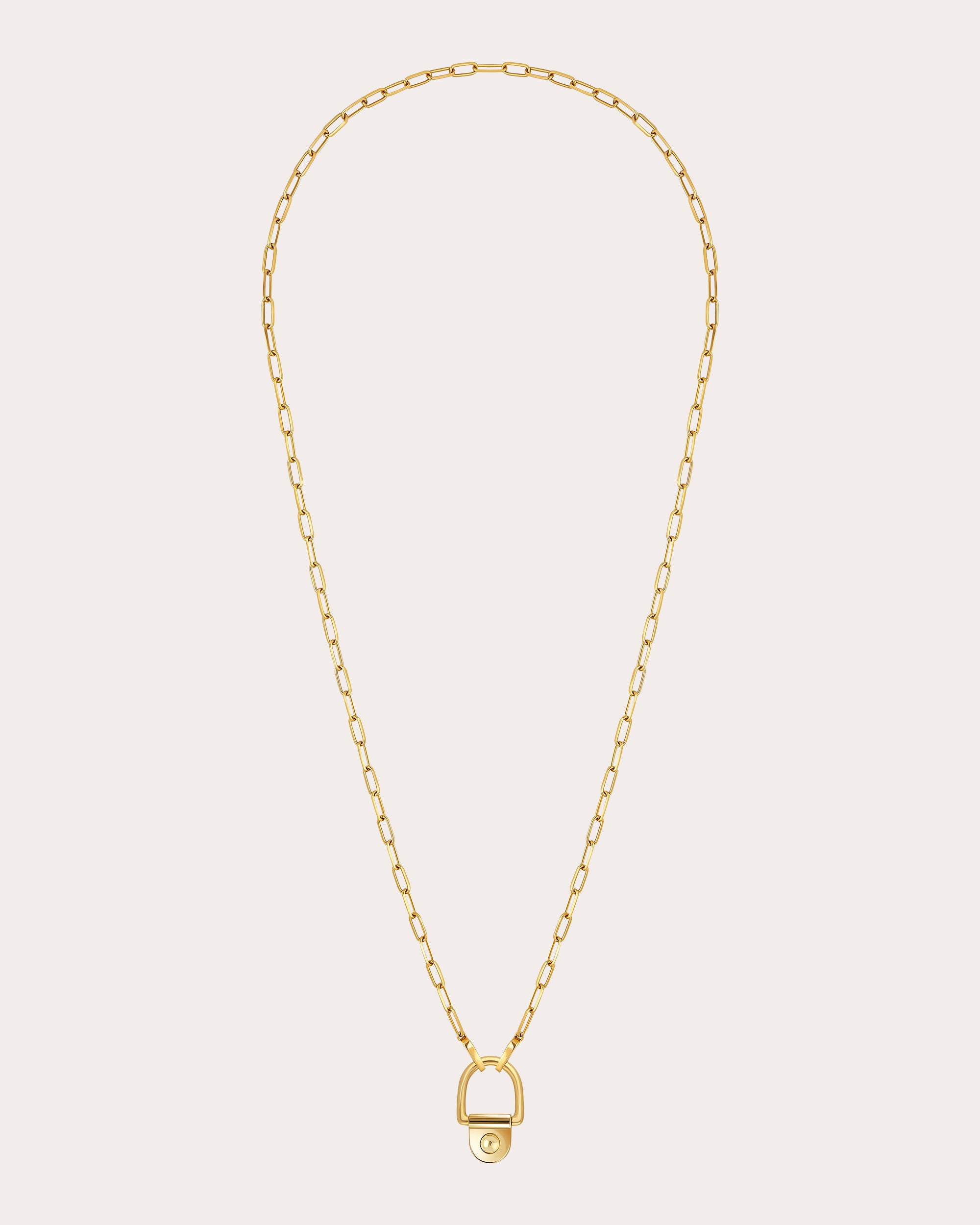 18k Gold Rivet LM Pendant Necklace