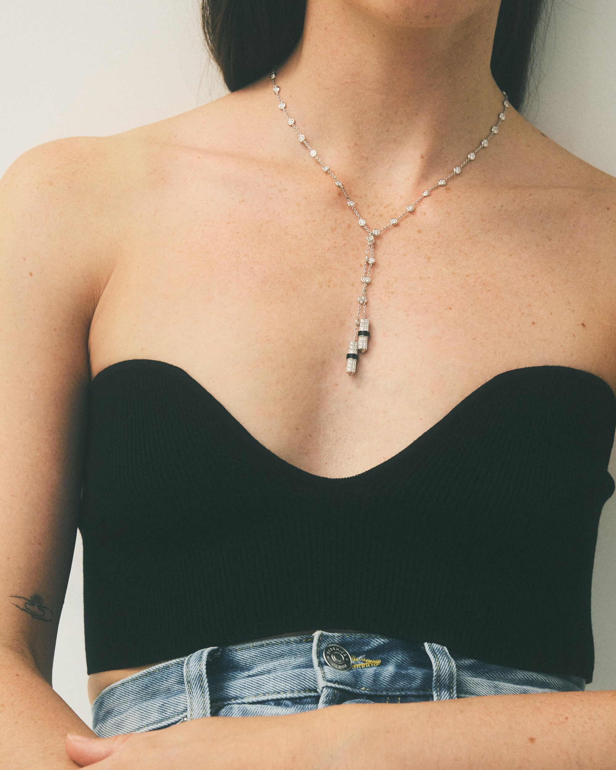 Diamond & 18k White Gold Anyway Legacy Chain