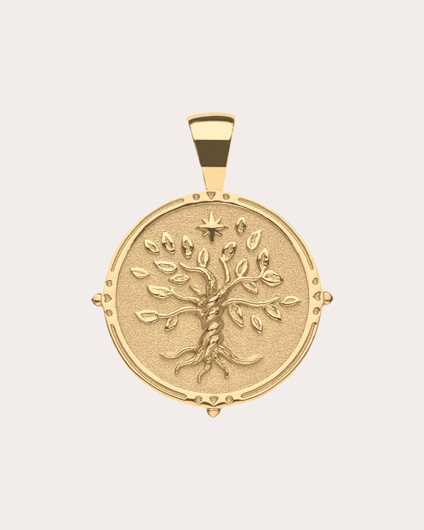 FAITH Small Coin Pendant Necklace