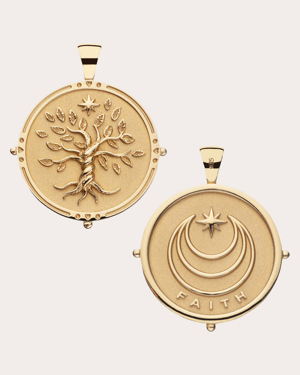 FAITH Original Coin Pendant Necklace