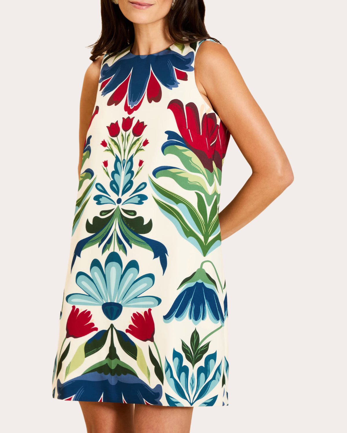 Fiona Floral Mini Shift Dress
