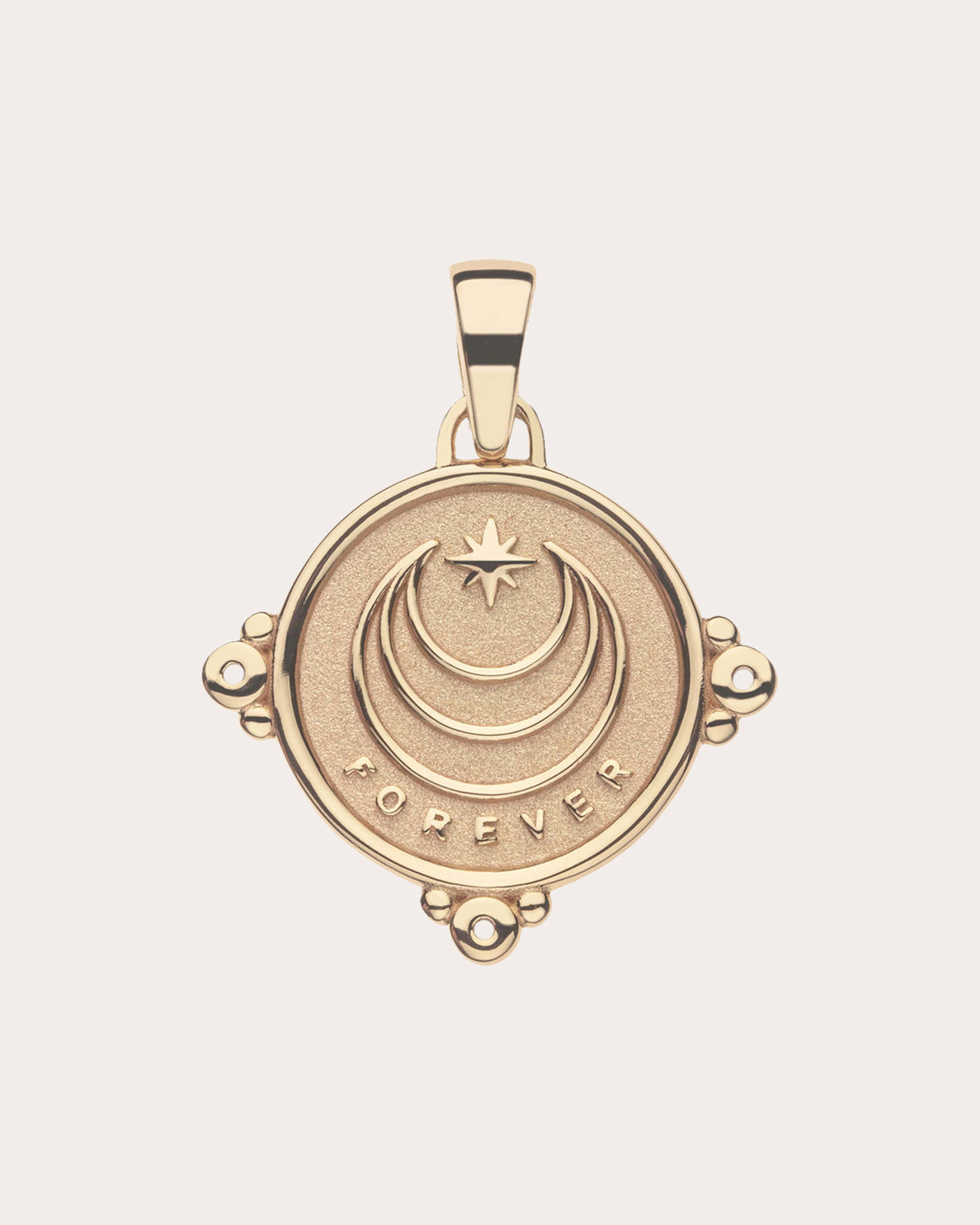 Topaz FOREVER Petite Coin Pendant Necklace
