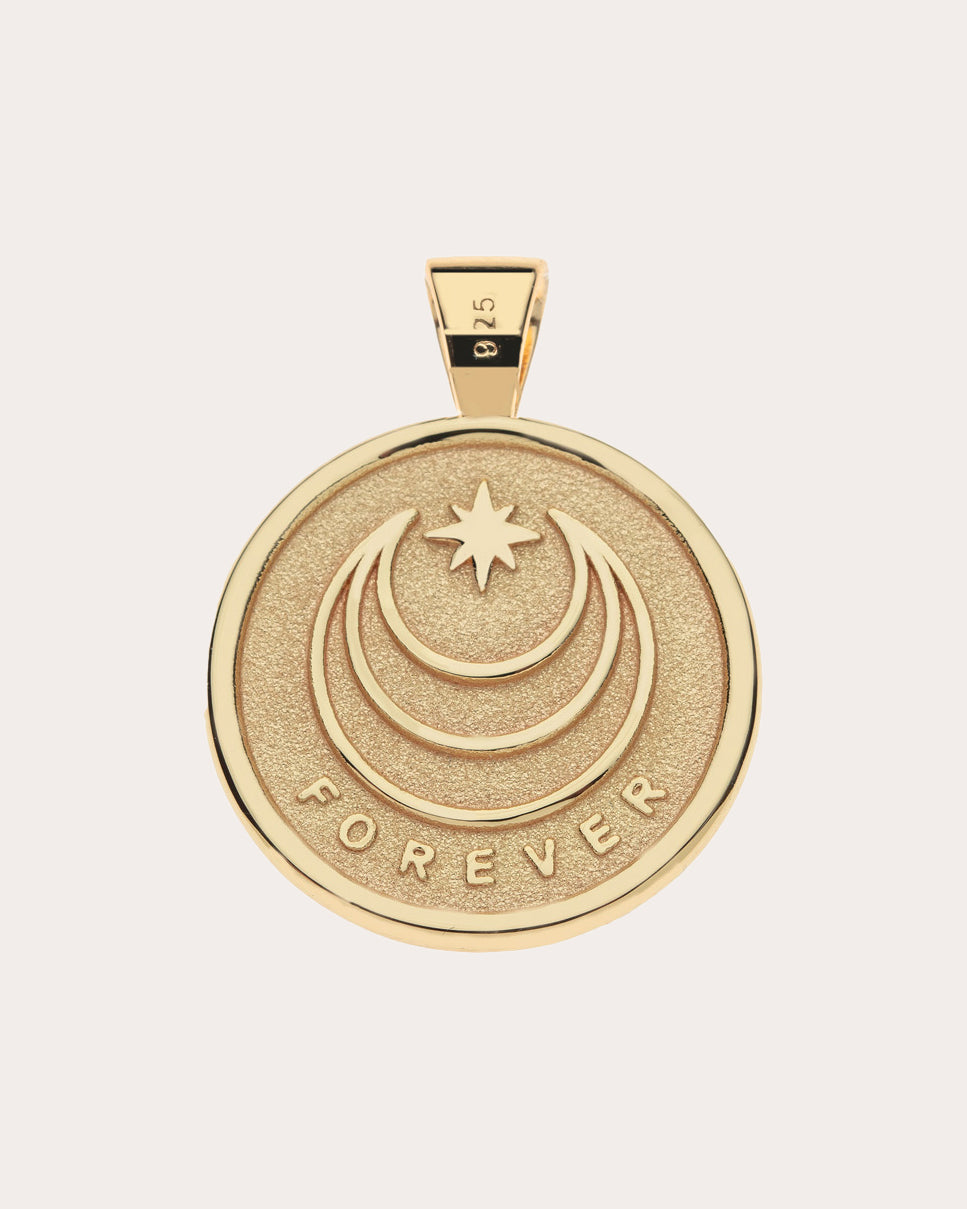 FOREVER Small Coin Pendant Necklace
