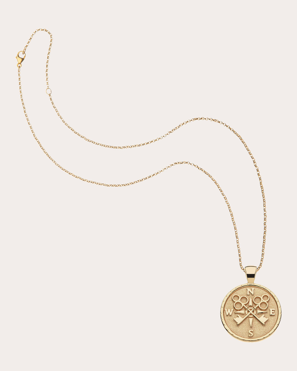 FOREVER Small Coin Pendant Necklace