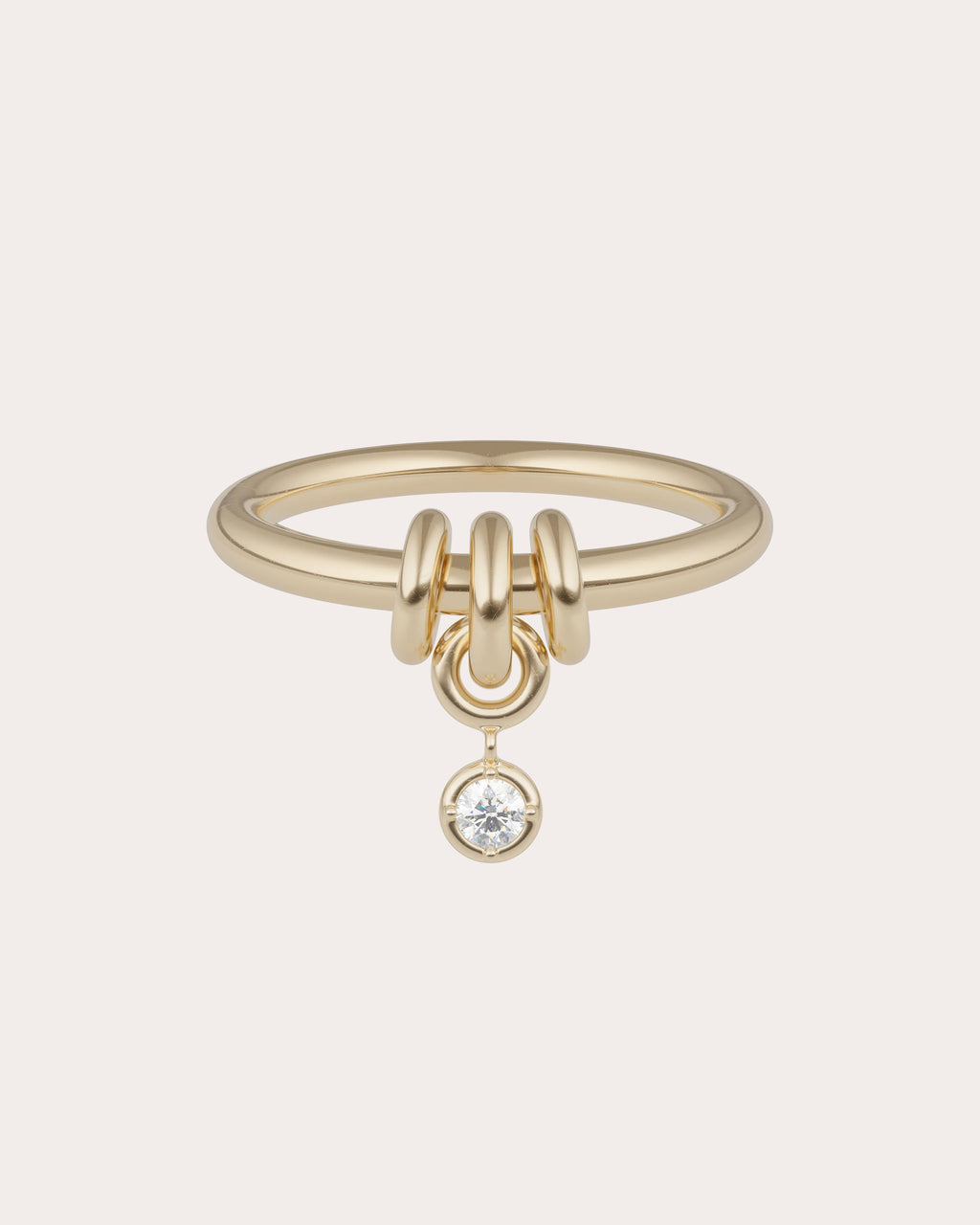 Diamond & 18k Gold Pia Ring