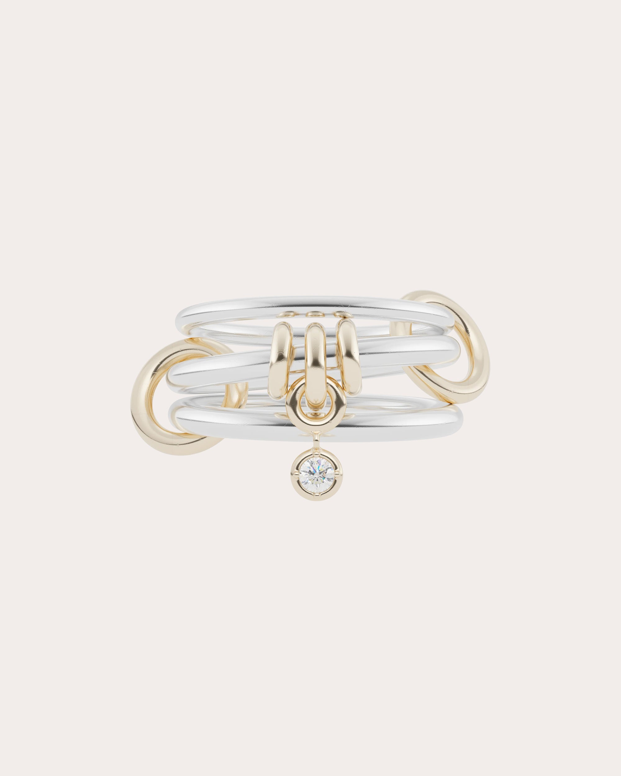 Diamond & 18k Gold Two-Tone Piera Ring