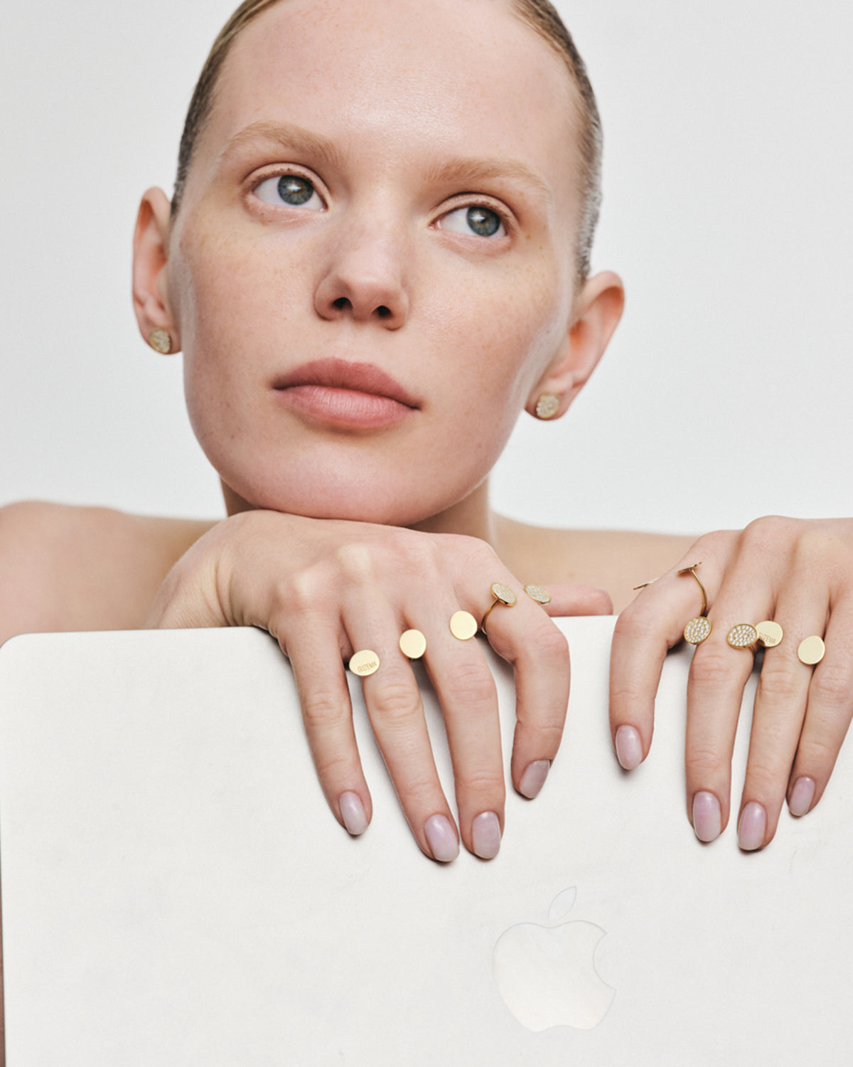 Diamond Duo Flat Ring