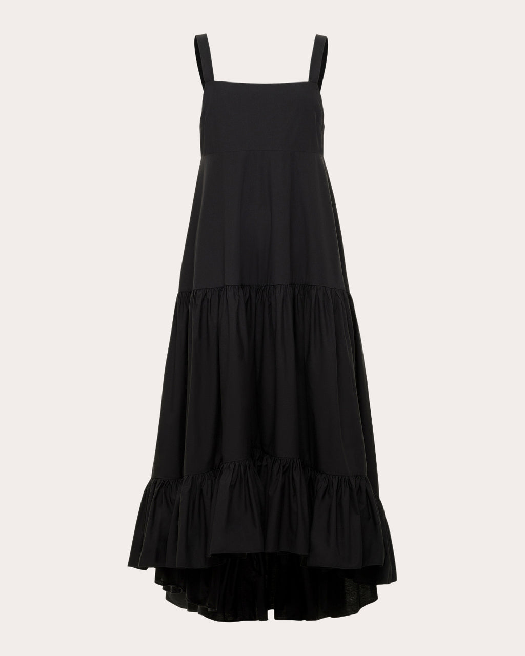 Griffon Tiered Poplin Midi Dress