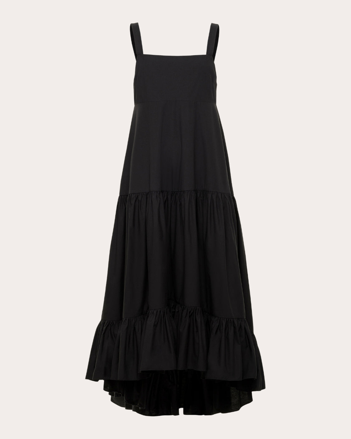 Griffon Tiered Poplin Midi Dress