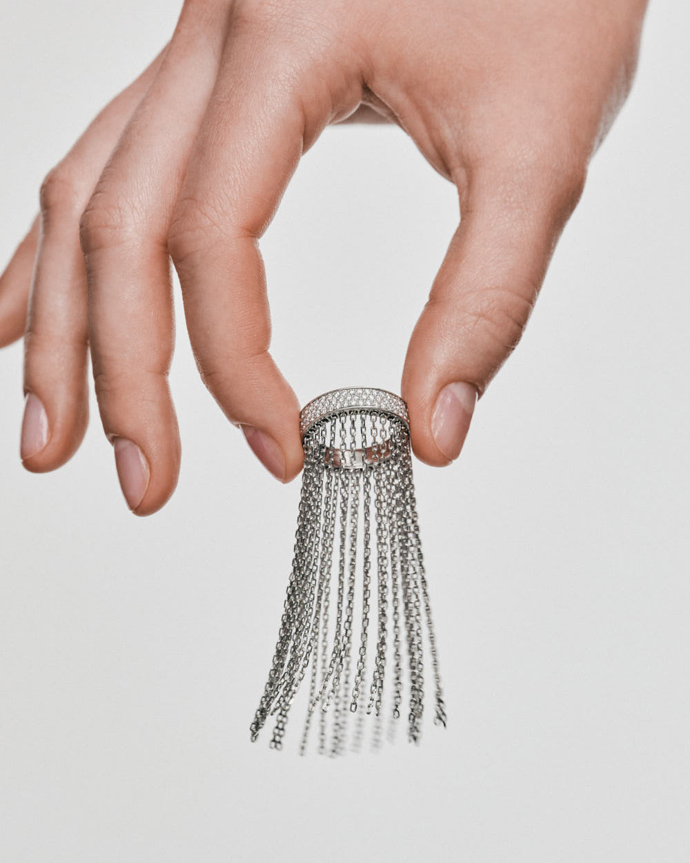 Diamond Chainfall Ring