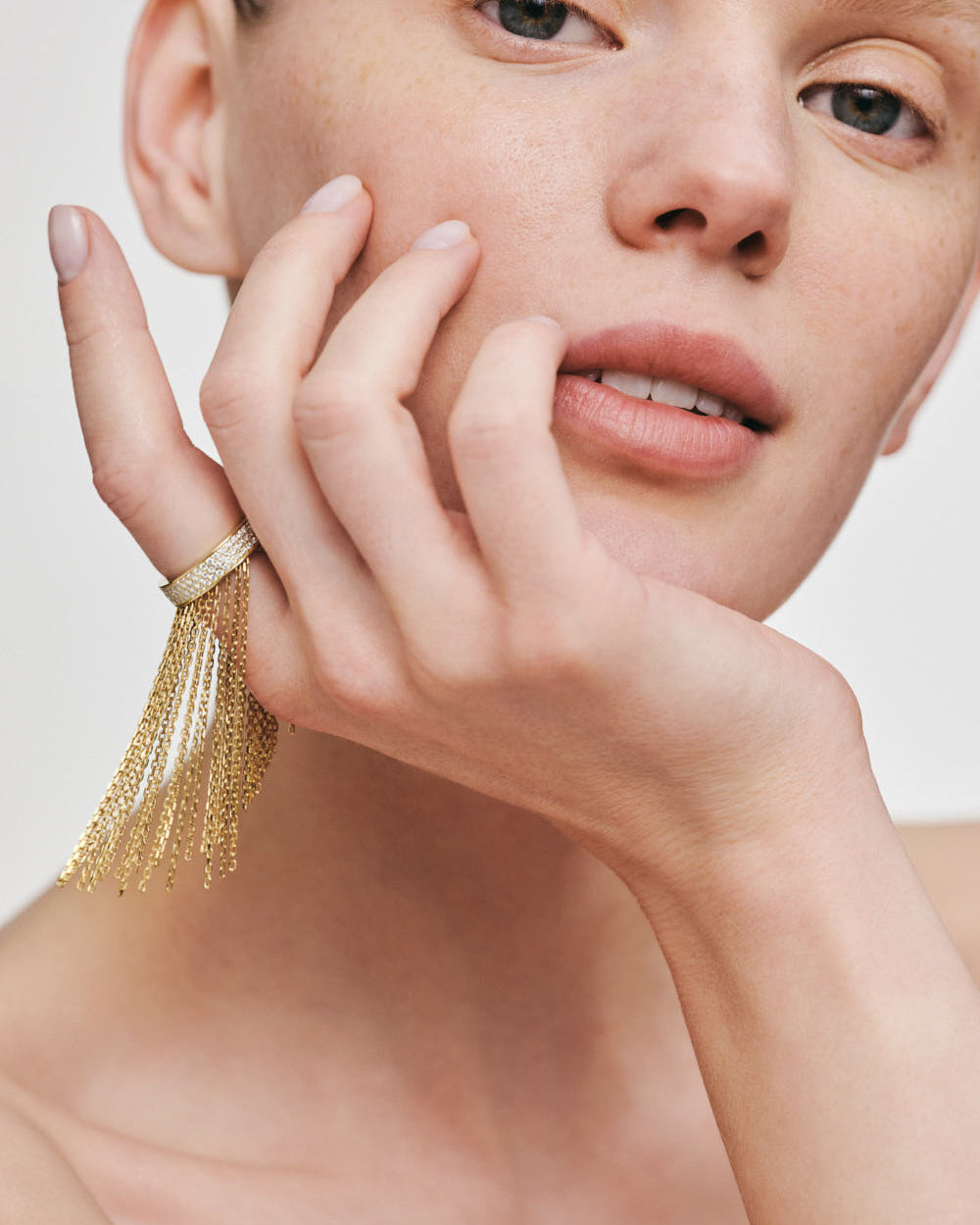 Diamond Chainfall Ring