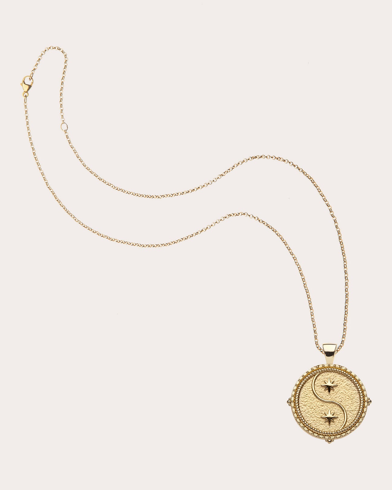 GEMINI Small Zodiac Coin Pendant Necklace