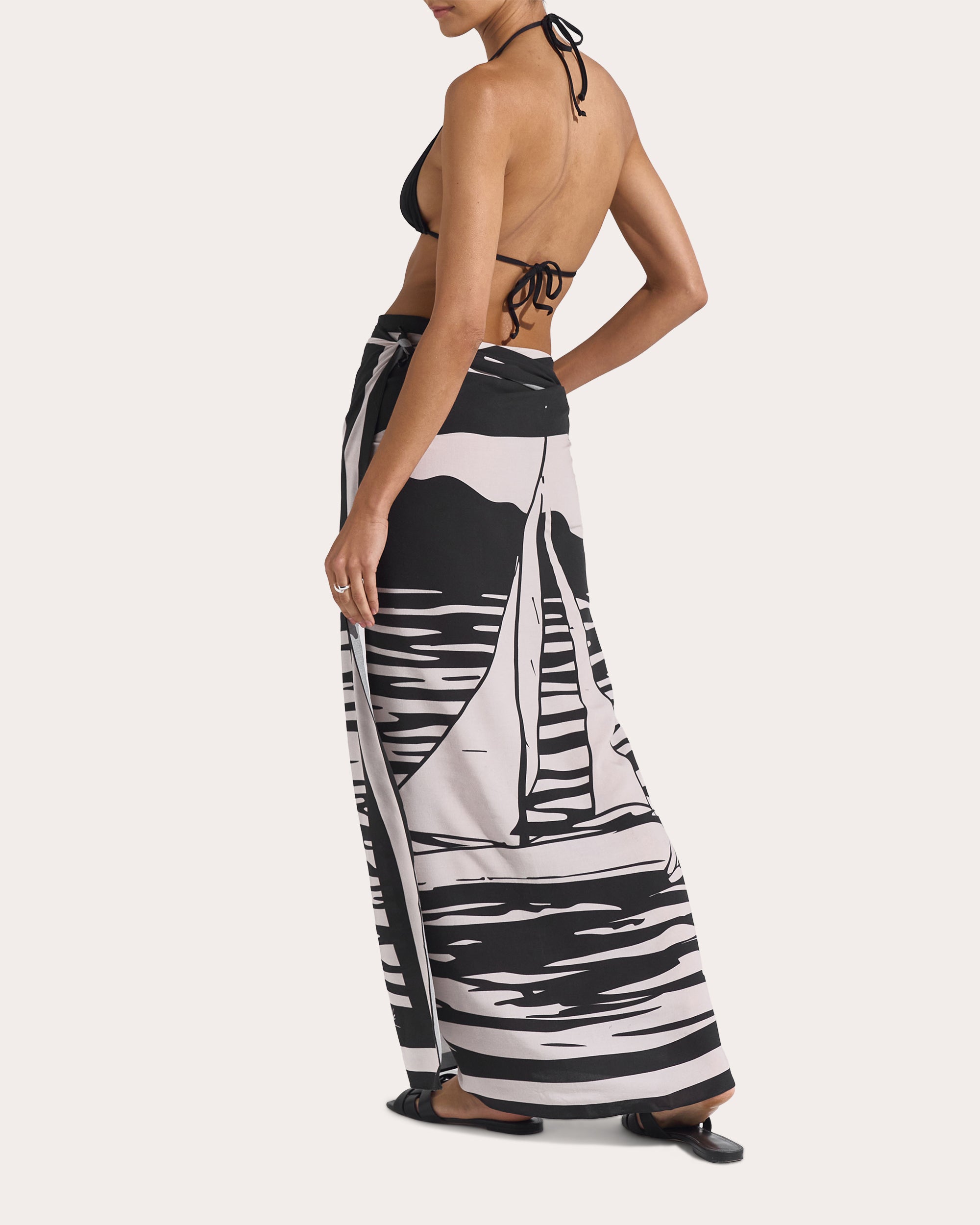 Genoa Abstract Voile Pareo