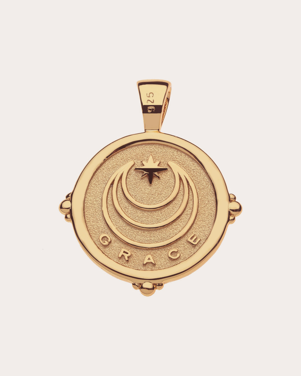 GRACE Small Coin Pendant Necklace