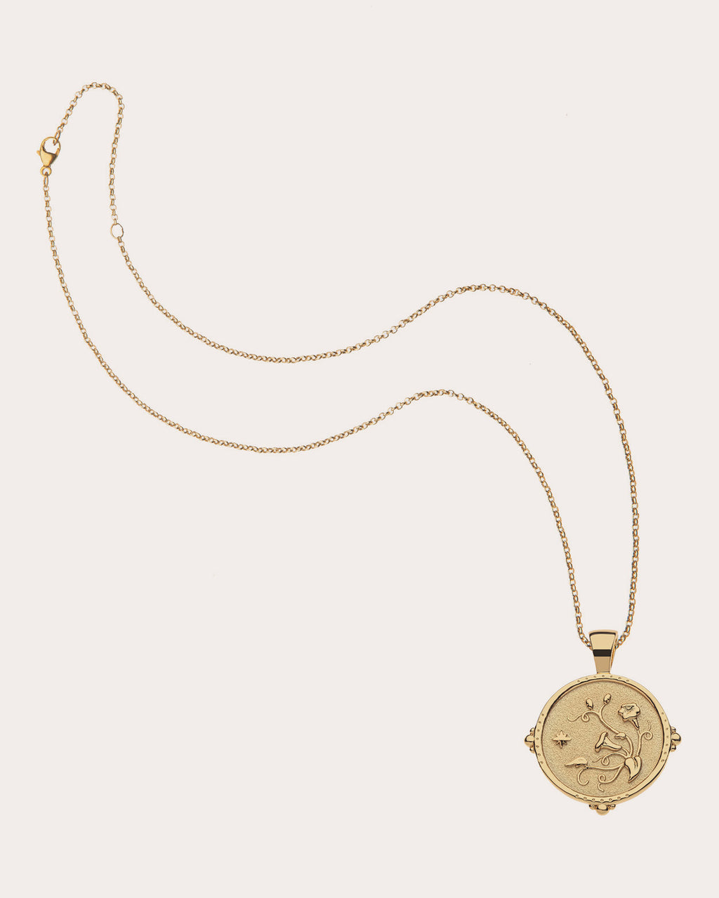 GRACE Small Coin Pendant Necklace