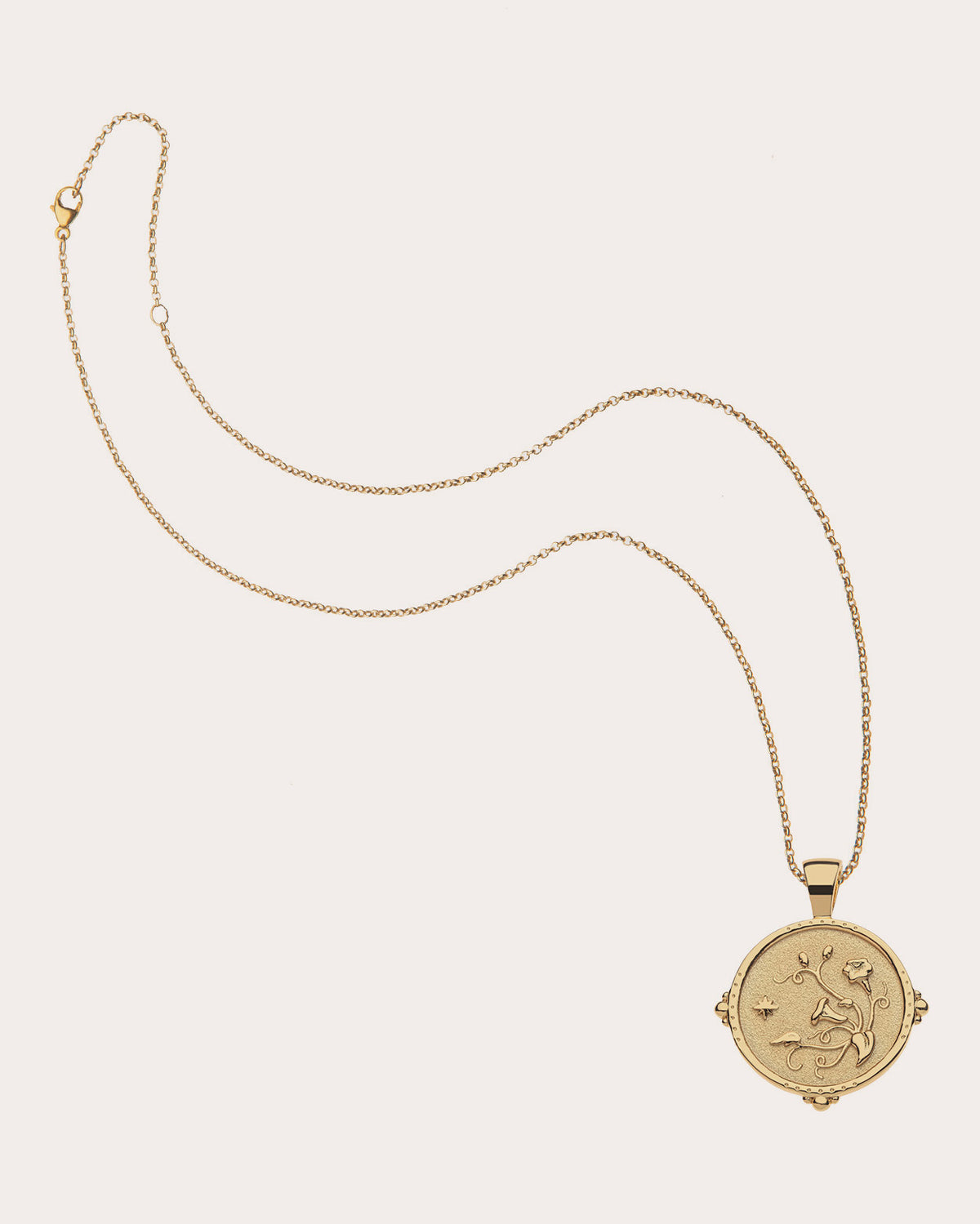 GRACE Small Coin Pendant Necklace